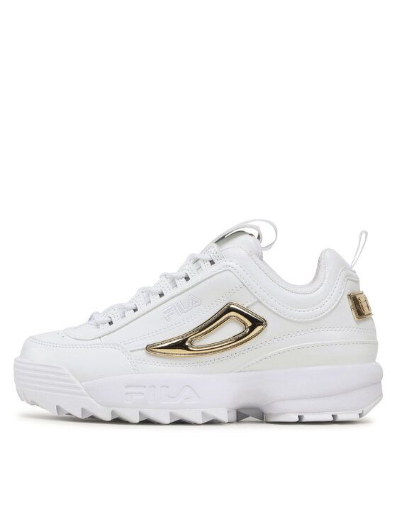 Fila disruptor 2024 blanche et doré