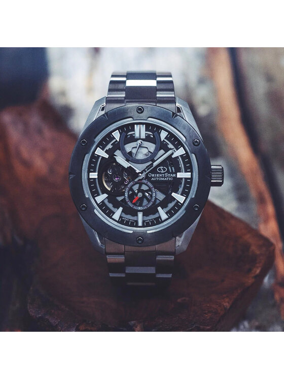 Orient Star Orient Star Zegarek RE-AV0A01B00B Srebrny