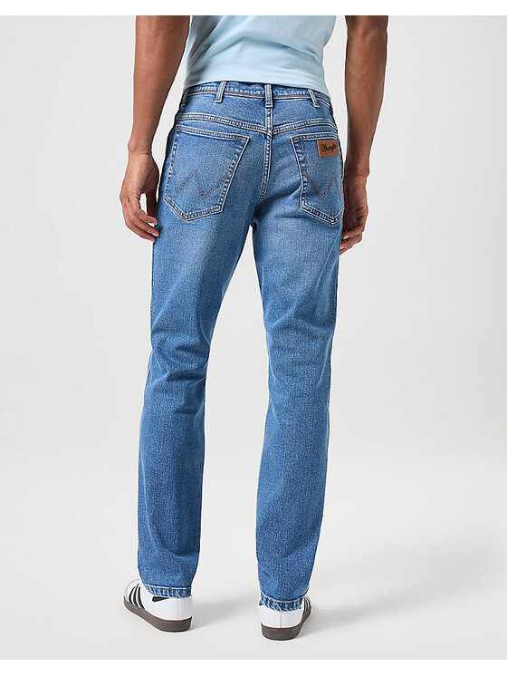 Wrangler Wrangler Jeansy TEXAS SLIM Niebieski Slim Fit