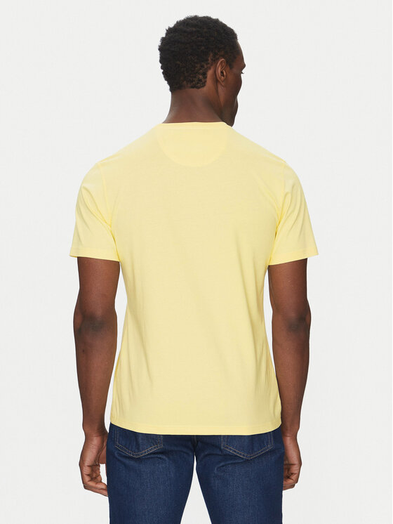 Barbour Barbour Тишърт Essential Sports MTS0331YE36 Жълт Tailored Fit