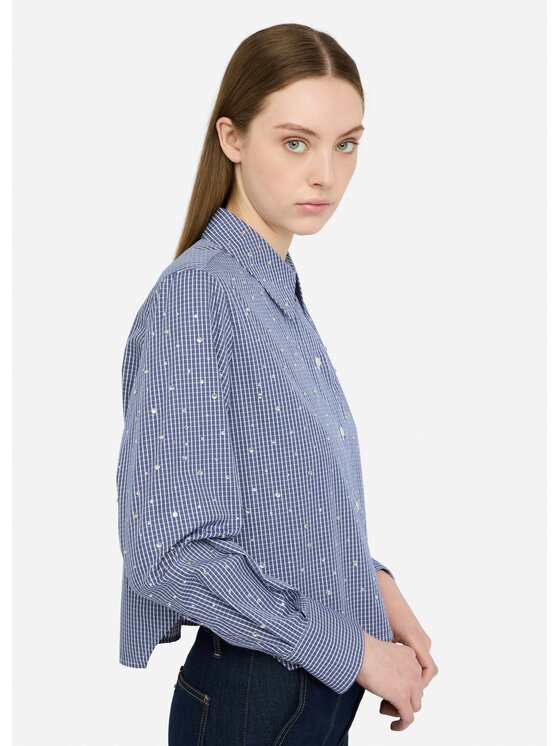 Liu Jo Liu Jo Camicia CF5354T067AM9812 Celeste Regular Fit