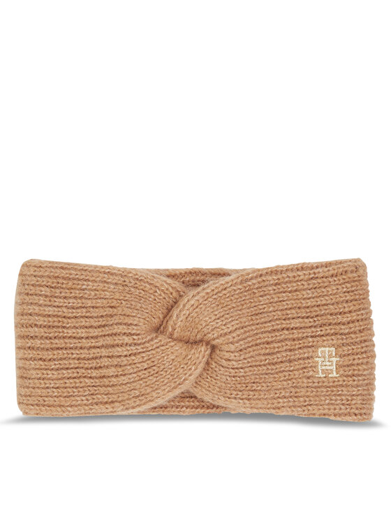 Tommy Hilfiger Auduma matu lente Th Timeless Headband AW0AW15308 Bēšs