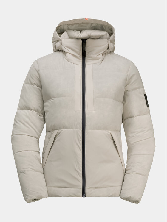 Jack Wolfskin Jack Wolfskin Žieminė striukė Wandermood Down Jkt 1207321 Pilka Regular Fit