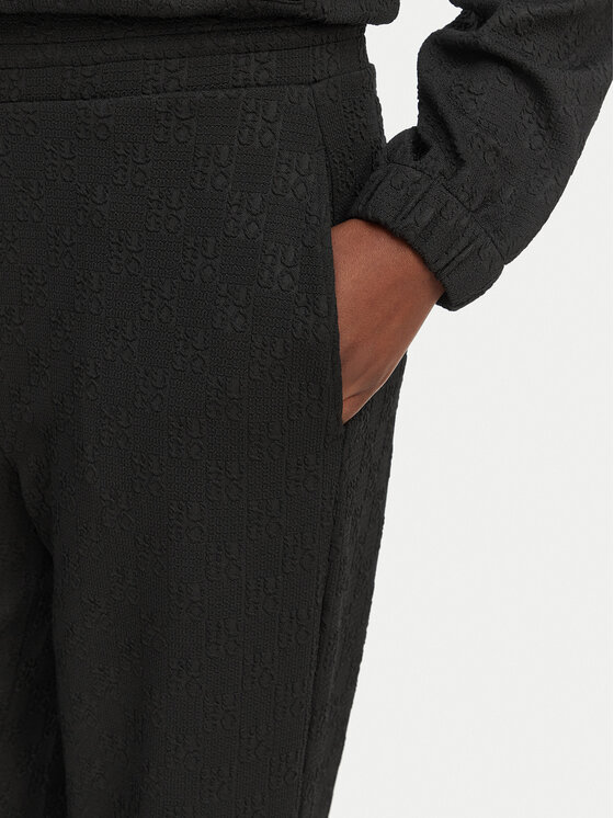 HUGO HUGO Spodnji del trenirke 50557488 Črna Regular Fit