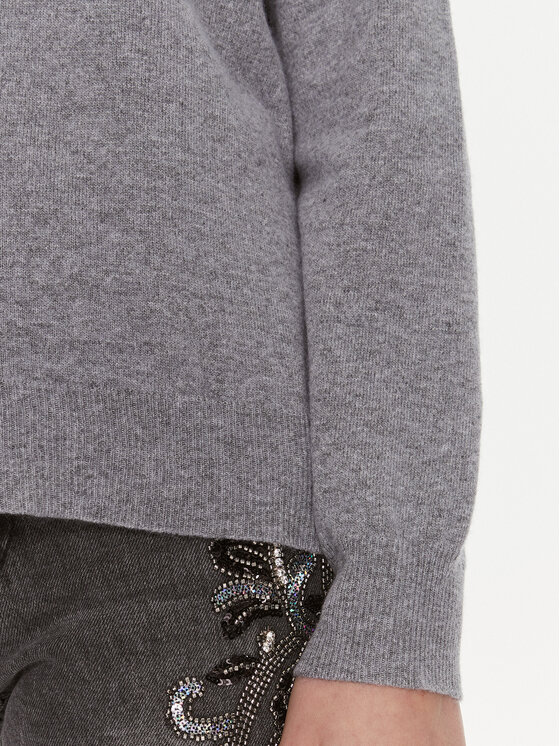 Liu Jo Liu Jo Rollkragenpullover MF3432 MS14G Grau Regular Fit