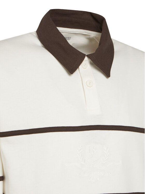 Guess Guess Tricou polo Z6YP04 K4999 Crem Regular Fit