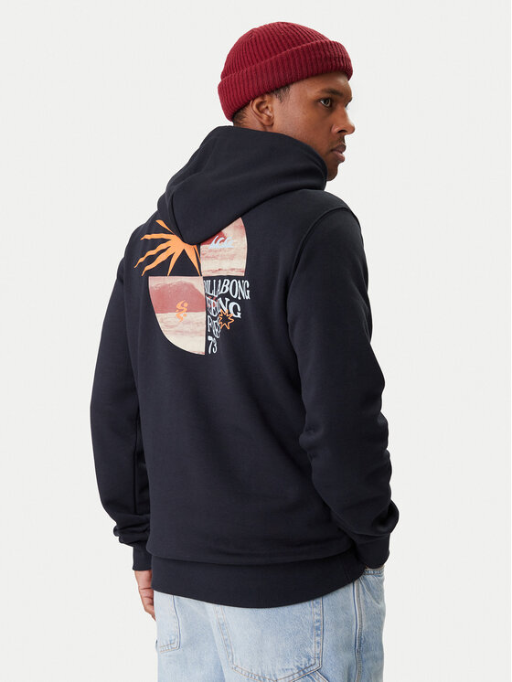 Billabong Billabong Mikina Foundation Po EBYSF00175 Černá Regular Fit
