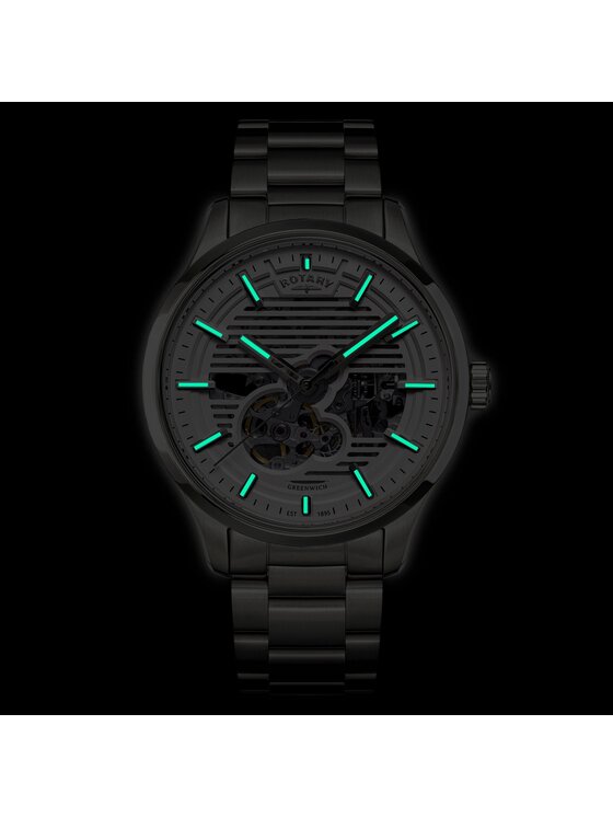 Rotary Rotary Hodinky RGB10073/01 Strieborná