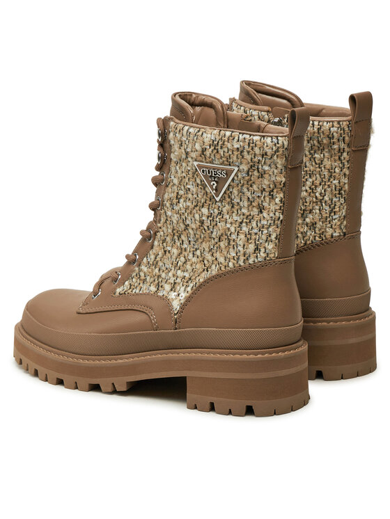 Guess Guess Trapery Badany FLFBDN ELE10 Beżowy