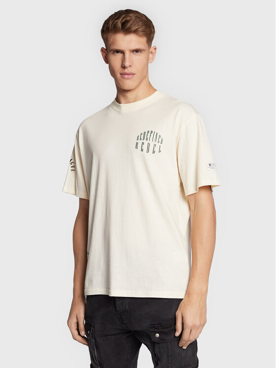 T-shirt Marlow 211115 Beige Regular Fit