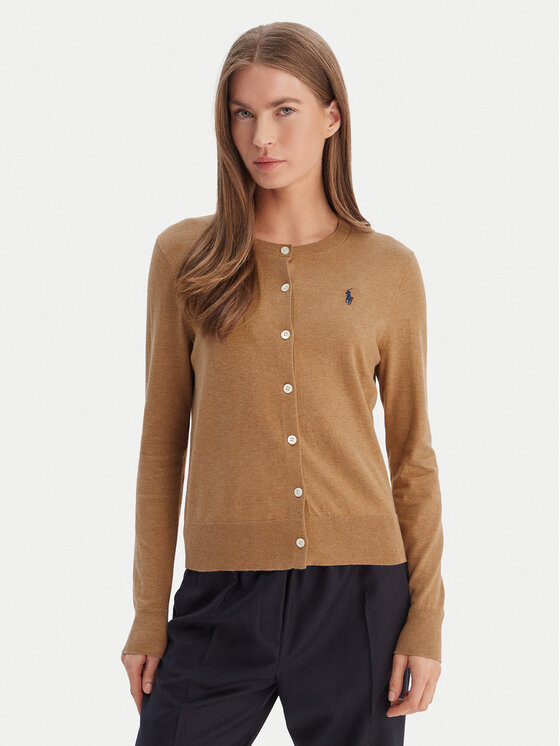Polo Ralph Lauren Kardigan 211971871007 Beżowy Slim Fit