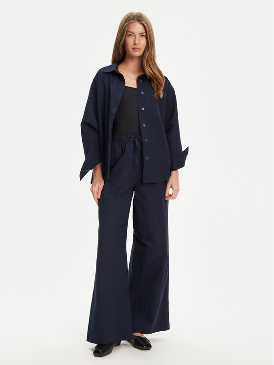 Mustang Mustang Πουκάμισο Willow 1016575 Σκούρο μπλε Relaxed Fit