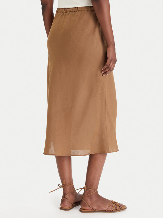 Marella Marella Maxi sukně Gamba 2613101094 Hnědá Regular Fit