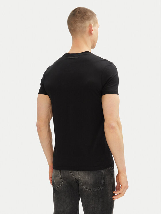 KARL LAGERFELD KARL LAGERFELD Tričko 755073 552251 Čierna Regular Fit