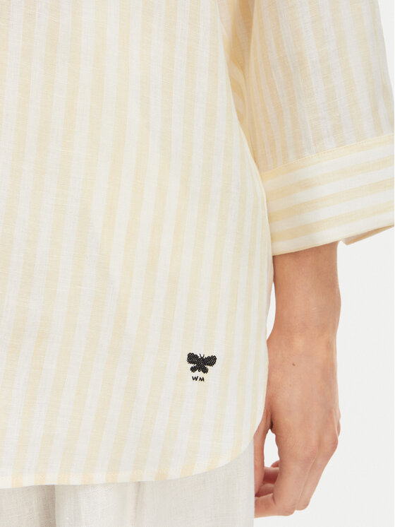 Weekend Max Mara Weekend Max Mara Hemd Panetto 2615111102 Gelb Relaxed Fit