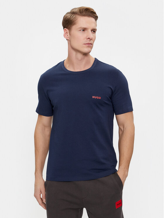 HUGO Hugo Súprava 3 tričiek T-Shirt Rn Triplet P 50480088 Zelená Regular Fit