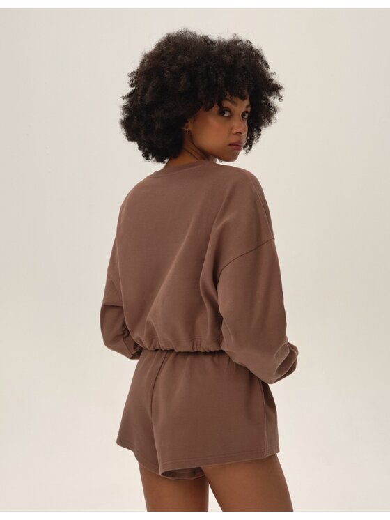 Esotiq Esotiq Bluza 42130 Beżowy Regular Fit