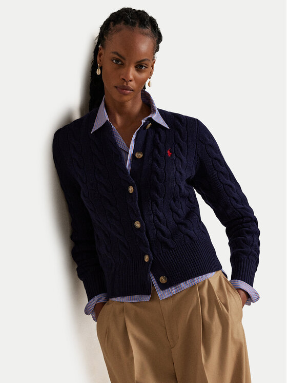 Polo Ralph Lauren Polo Ralph Lauren Kardigan 211972104004 Tamnoplava Slim Fit