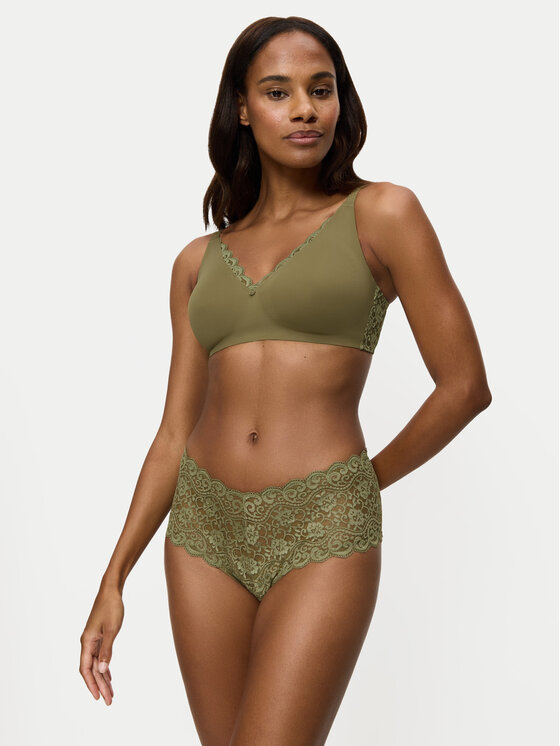 Triumph Triumph Mutande classiche a vita alta Amourette 10210675 Verde