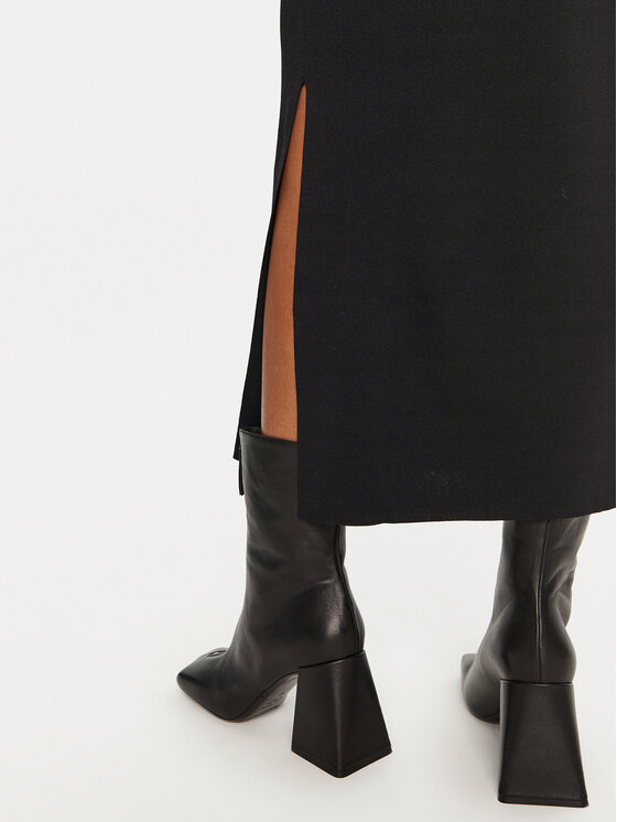 Armani Exchange Armani Exchange Trikotažinė suknelė XW000049 AF10352 UC001 Juoda Slim Fit