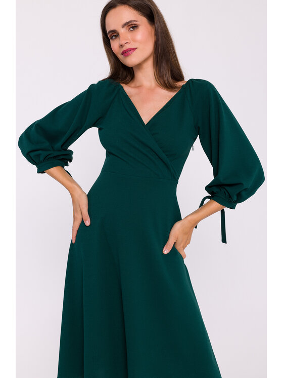 Stylove Stylove Večerní šaty S383 Zelená Ladies Fit