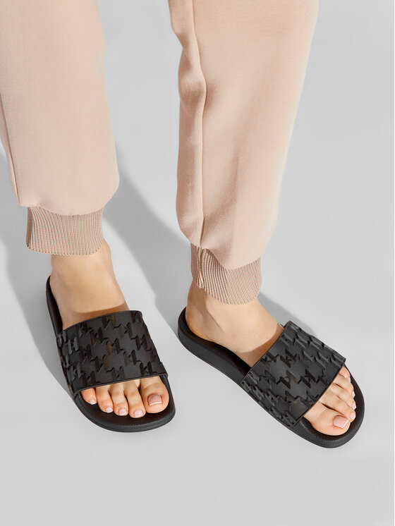 KARL LAGERFELD KARL LAGERFELD Παντόφλες KL80903 Μαύρο