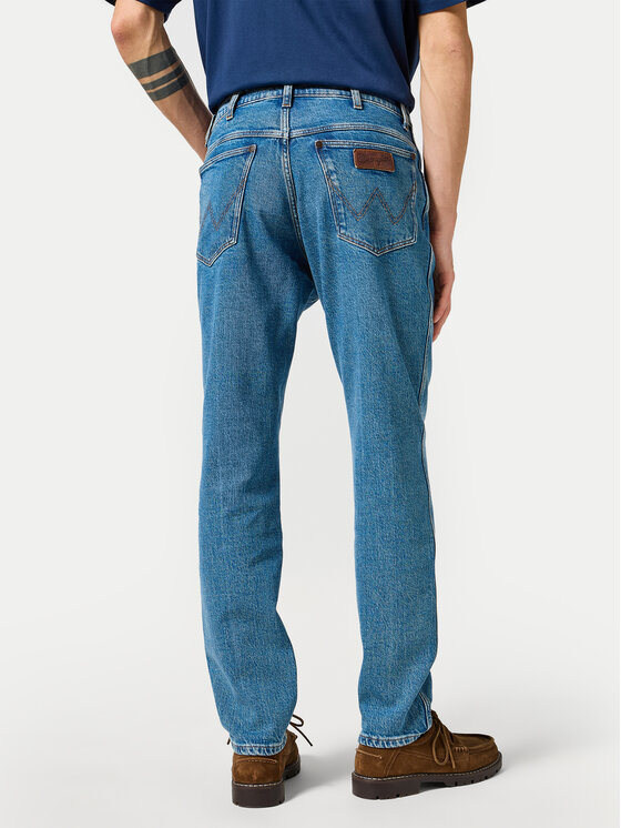 Wrangler Wrangler Jeansy River 112356836 Niebieski Tapered Fit
