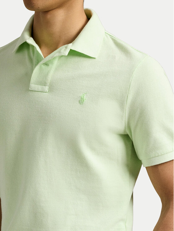 Polo Ralph Lauren Polo Ralph Lauren Polo majica 710969626001 Zelena Custom Slim Fit