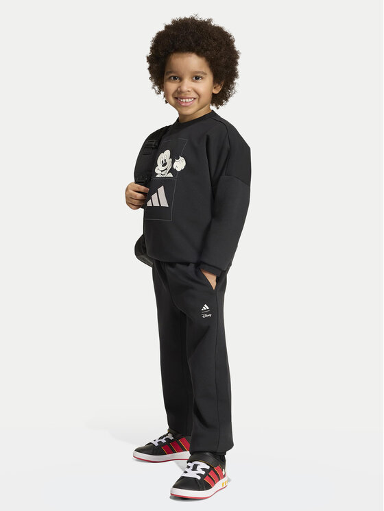 adidas adidas Sportinis kostiumas Disney Mickey Mouse KG6127 Juoda Regular Fit