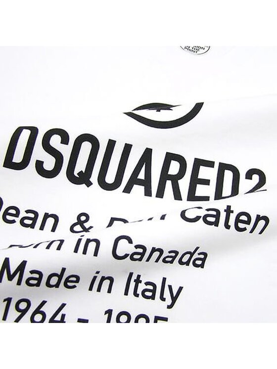 Dsquared2 Dsquared2 Mikina S74GU0425 S25042 Bílá Regular Fit
