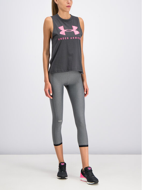 Under Armour Under Armour Top UA Sportstyle Graphic Muscle 1344150 Sivá Regular Fit