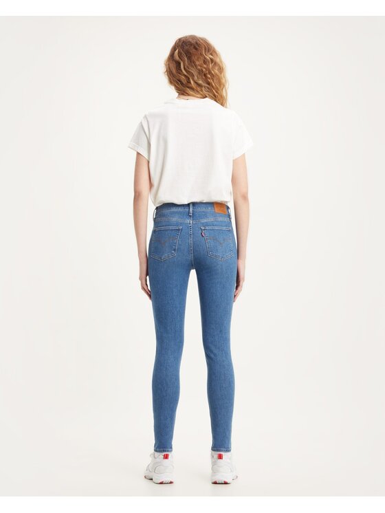 Levi's® Levi's® Jeansy Hirise Super Skinny Who Said Niebieski Regular Fit