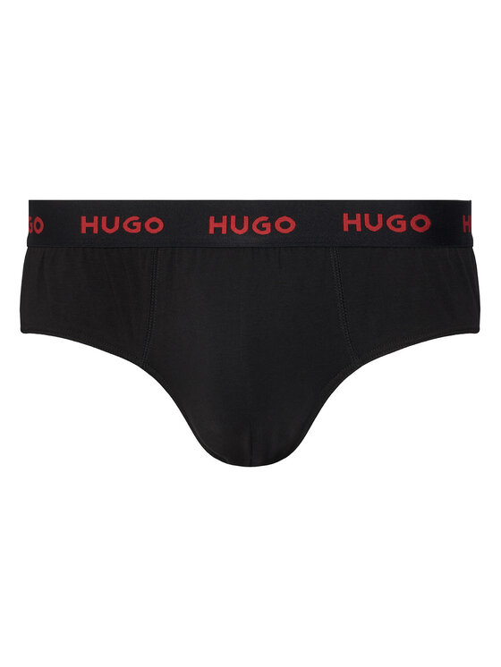 HUGO HUGO Komplet slipów Hipbrief Triple 50532570 Czarny