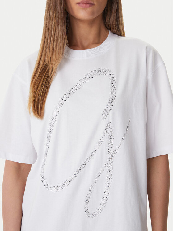 Guess Guess Tricou W6GI39 K3478 Alb Regular Fit