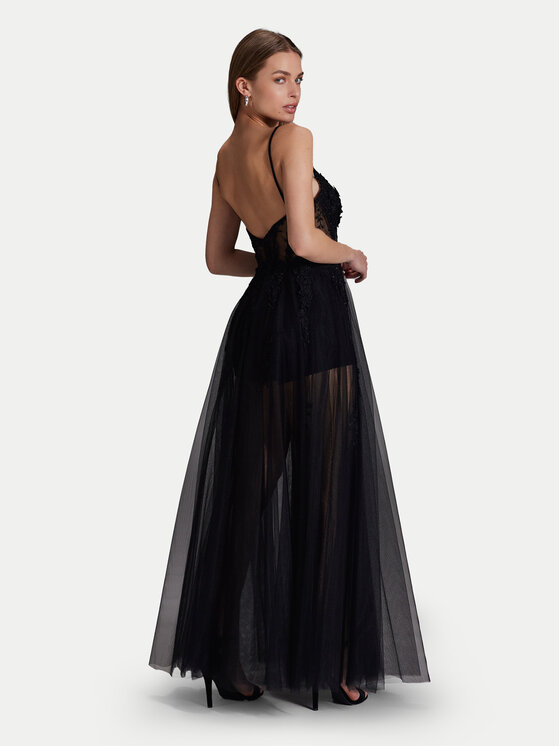 Hey Kyla Hey Kyla Večernja haljina 5AI085HK Crna Regular Fit