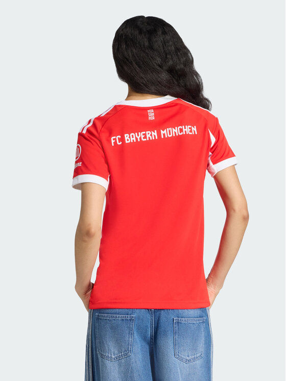 adidas adidas Koszulka techniczna FC Bayern 25/26 Home Jersey Czerwony Regular Fit