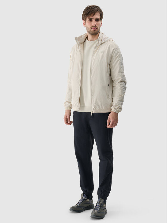 4F 4F Kurtka przejściowa COMMON GROUND Kremowy Regular Fit