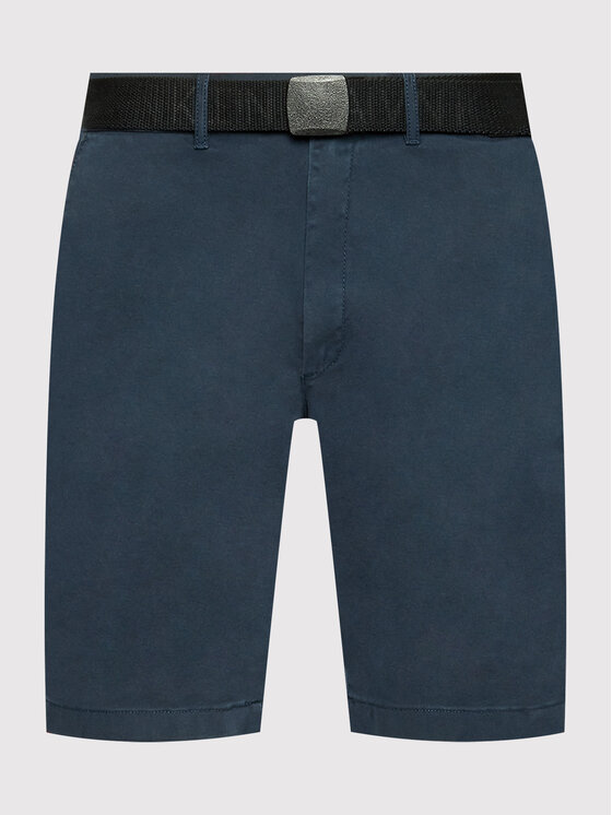 Calvin Klein Calvin Klein Pantaloncini di tessuto Garment Dye K10K109443 Blu scuro Slim Fit