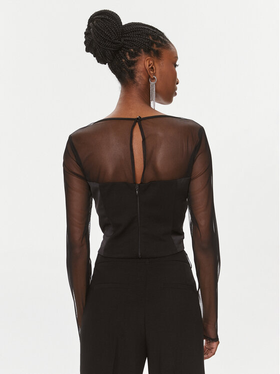 Rinascimento Rinascimento Halenka CFC0116823003 Černá Slim Fit