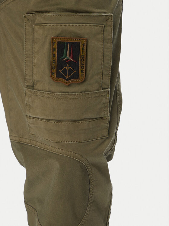 Aeronautica Militare Aeronautica Militare Παντελόνι Cargo 262PA1387UCT01493 Πράσινο Regular Fit