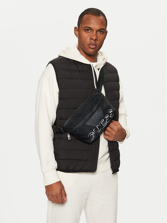 Guess Guess torba za okoli pasu HMVEGLP5162 Črna