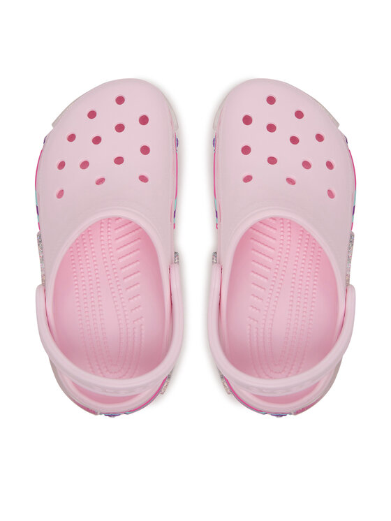 Crocs Crocs Šlepetės Star Sparkle Shaker Clog 211609 Rožinė