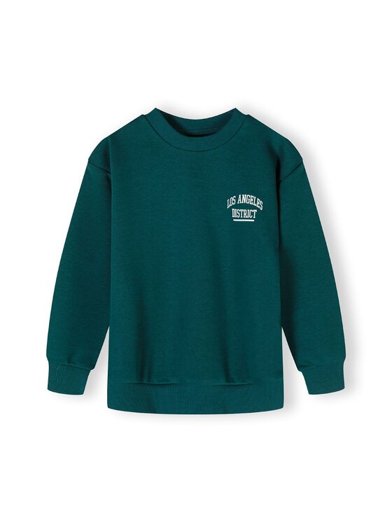 MINOTI MINOTI Bluza 23fleece204 Zielony Regular Fit