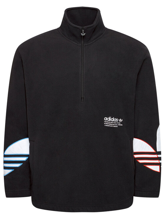 adidas adicolor Tricolor Fleece Half Zip GN8043 Loose Fit Modivo.ua