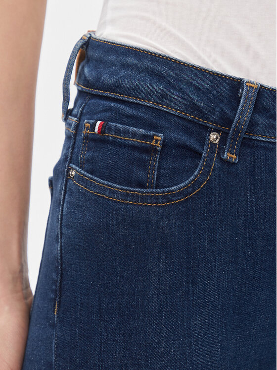 Tommy Hilfiger Tommy Hilfiger Blugi Harlem WW0WW40647 Bleumarin Skinny Fit