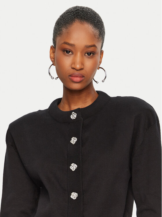 ROTATE ROTATE Strickjacke 114033100 Schwarz Regular Fit