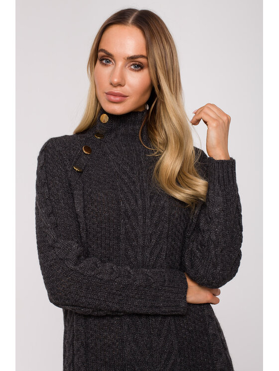 Made of Emotion Made of Emotion Vestito di maglia M635 Nero