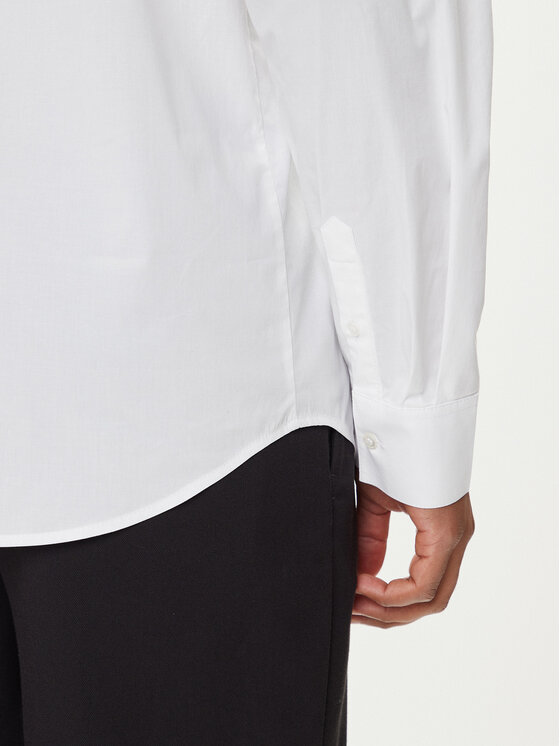 KARL LAGERFELD KARL LAGERFELD Cămașă 605911 554671 Alb Slim Fit