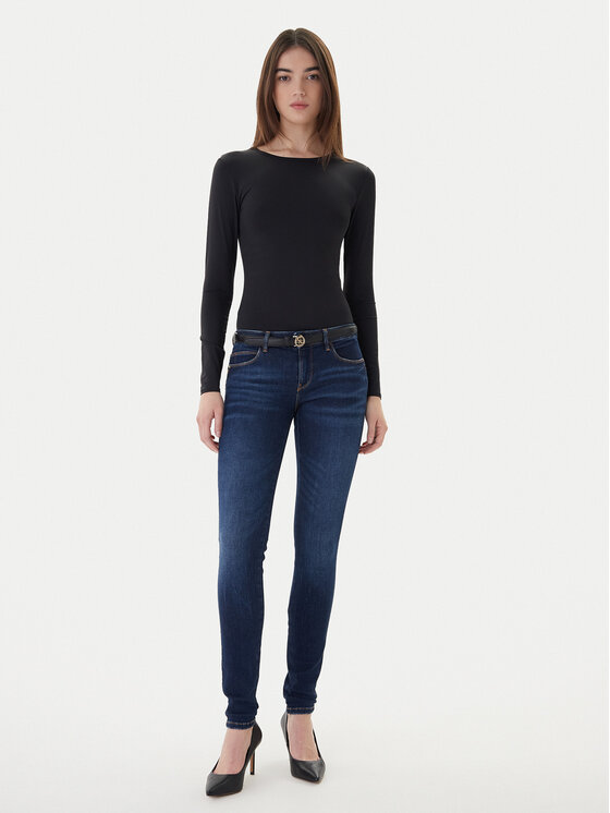 Guess Guess Jeansy W2YAJ2 D4Q03 Niebieski Skinny Fit