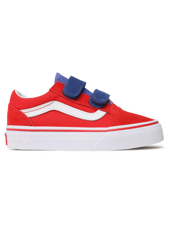 vans old skool rosse e blu